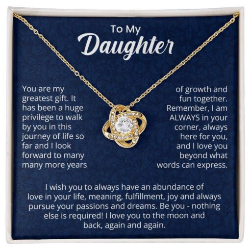 To My Daughter Necklace, Gift For Daughter From Dad, Mother Daughter Gifts, Father Daughter Necklace, Gift For Daughter