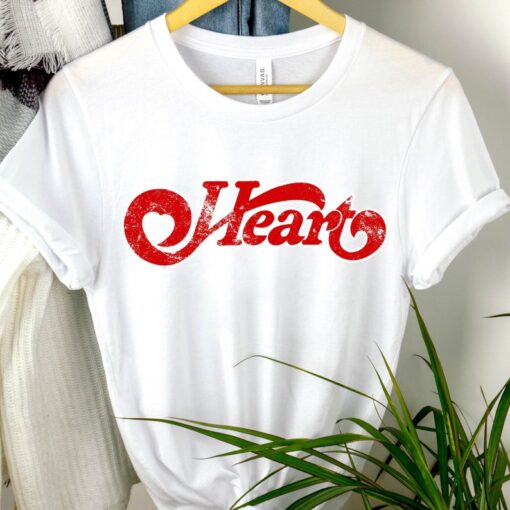 Heart Band T-Shirt - Classic Rock Music Tee - Vintage Band Merch - Iconic Rock 'n' Roll Apparel - Gift for Fans