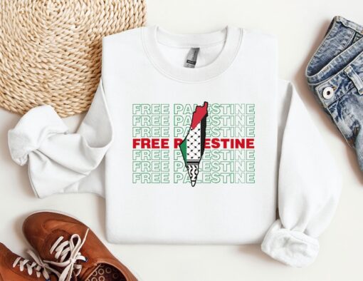 Free Palestine Gaza Sweatshirt, Palestine Hoodie, Activist Sweat, Equality Hoodie, Human Rights Sweater