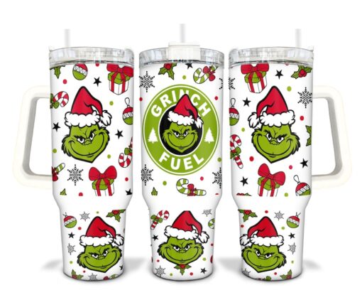 Grinch Christmas #1 Sublimated 40oz Quencher Tumbler