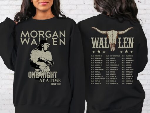 Morgan Wallen One Thing At A Time Tour 2 Side Sweatshirt, Wallen Western Shirt, Morgan Wallen Hoodie