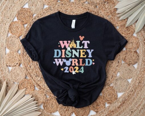 Walt Disney World 2024 Shirt, Retro Disney Shirt, Mickey Epcot Shirt, Disney Family Shirt, Disneyland Vacation Shirt