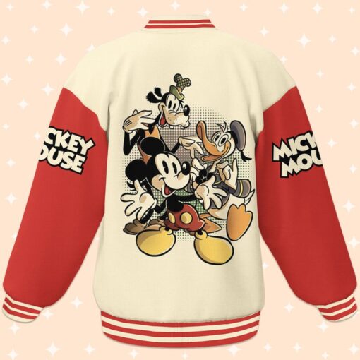 Personalize Mickey And Friends Funny Life Style Varsity Jacket, Matching Baseball Outfit, Adult Varsity Jacket