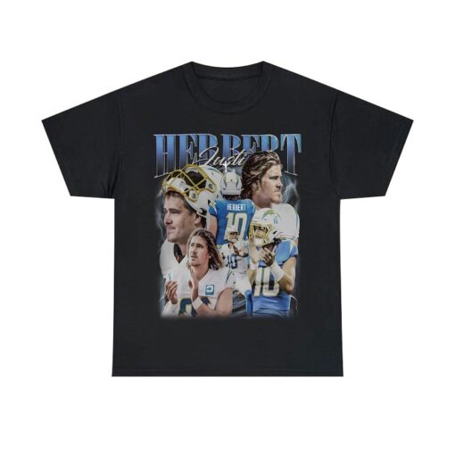 Vintage Justin Herbert Shirt, Los Angeles Football Shirt, Justin Herbert, Justin Herbert Tshirt