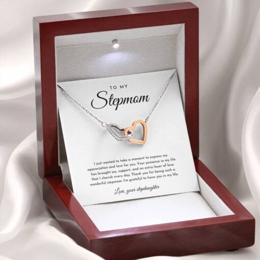 To My Stepmom, Stepmom Necklace, From Stepdaughter To Stepmom, Stepmom Wedding Gift, Stepmom Christmas Gift