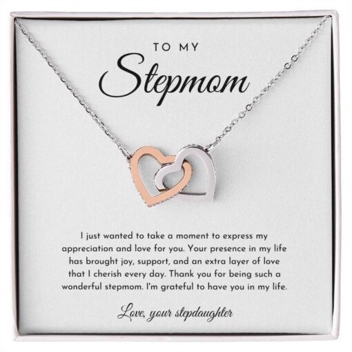 To My Stepmom, Stepmom Necklace, From Stepdaughter To Stepmom, Stepmom Wedding Gift, Stepmom Christmas Gift