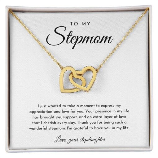 To My Stepmom, Stepmom Necklace, From Stepdaughter To Stepmom, Stepmom Wedding Gift, Stepmom Christmas Gift