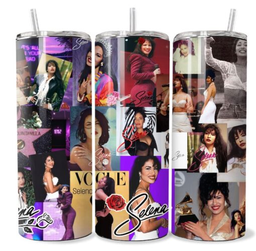 Selena Quintanilla Tumbler | Sublimation 20oz tumbler | Anything for Selenas | Selena Cup | Biddi Biddi Bom Bom