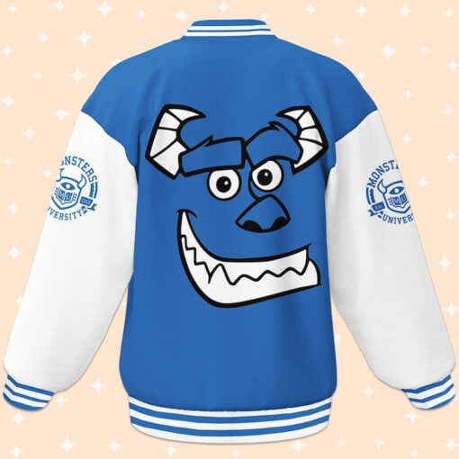 Personalize Monster University Sully Head Varsity Jacket, Adult Varsity Jacket, Baseball Team Outfit