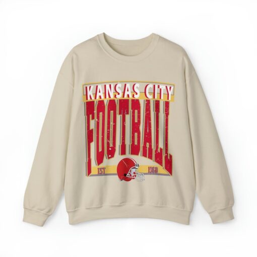 Vintage Kansas City Football Sweatshirt Football sweatshirts, Kansas City sweatshirts, football crewnecks