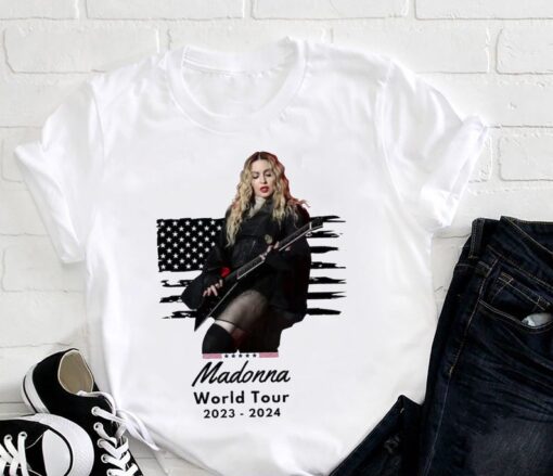 Madonna The Celebration 2023- 2024 World Tour T-Shirt, Madonna Fan Gift Shirt, 90s Vintage Madonna Queen Shirt