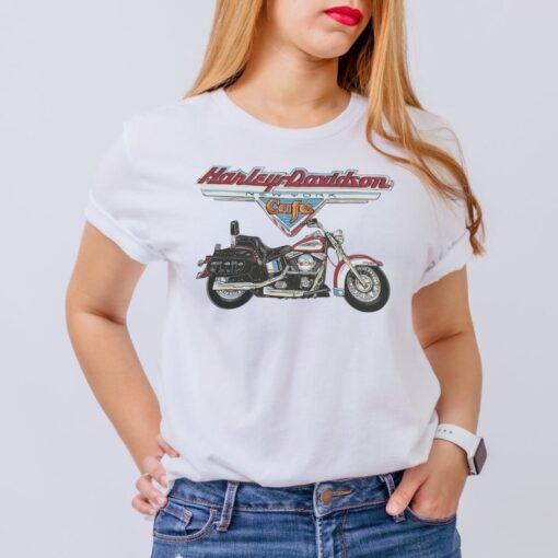 Harley Davidson Shirt, Motorcycle Shirt, Harley New York Cafe Shirt, Bike Shirt, Gift For Biker, Motorcycle Gift