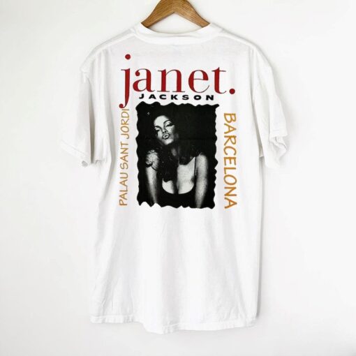 Janet Jackson Palau Sant Jordi Barcelona Tour 1995 TShirt, Janet Jackson World Tour Barcelona Shirt