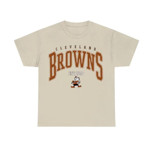 Vintage Cleveland Browns T-shirt, Cleveland Browns T-Shirt, Cleveland Football Crewneck, Browns Fan Gift