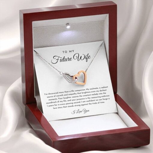 Future Wife Heart Necklace, Engagement Gift For Her, To My Future Wife Gift, Proposal Gift, Future Wife Christmas Gift