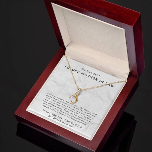 Future Mother in Law Gift From Groom, Mother in Law Gift Groom, To Mother in Law Wedding, Mother in Law Necklace