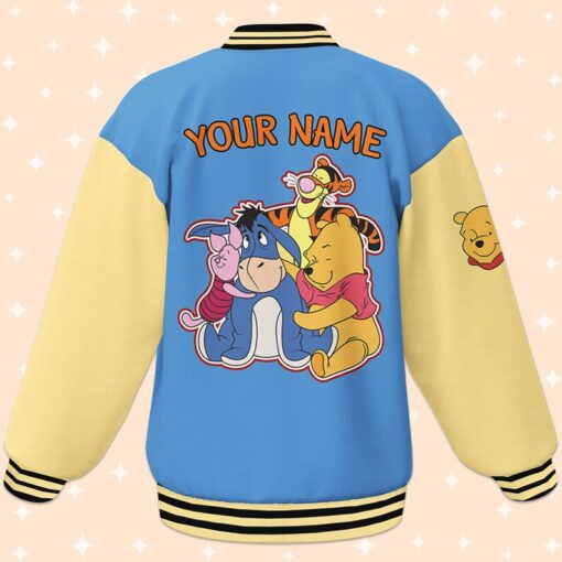 Personalize Winnie The Pooh And Friends, Disney Varsity Jacket, Adult Varsity Jacket, Uniform Varsity