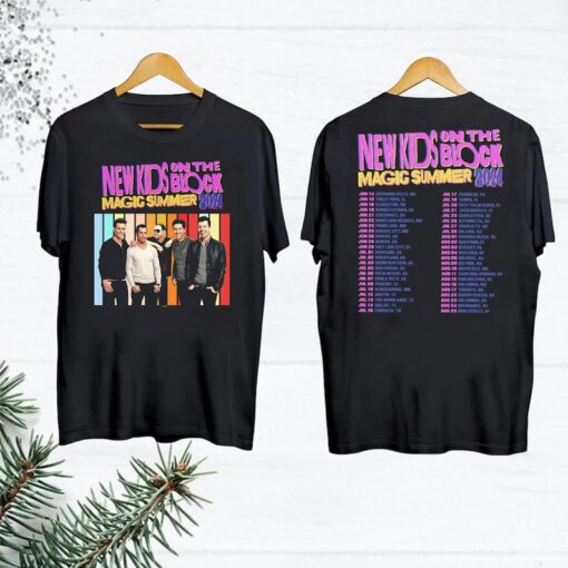 The Magic Summer Tour 2024 New Kids on the Block Shirt, New Kids on the Block Fan Shirt, New Kids on the Block Shirt