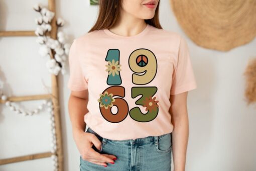 60th Birthday Shirt, Vintage 1963 Shirt, 60th Birthday Gift For Women, 60th Birthday Gift For Men, 60th Birthday Woman