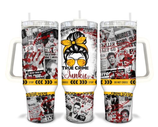 True Crime 40oz Quencher Tumbler