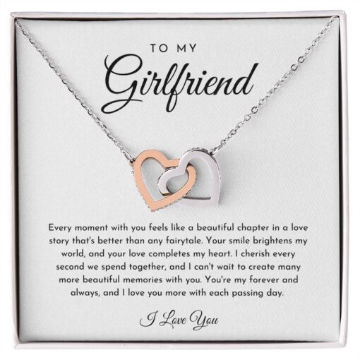 To My Girlfriend Gift, Girlfriend Necklace, Gift For Girlfriend, Girlfriend Birthday Gift