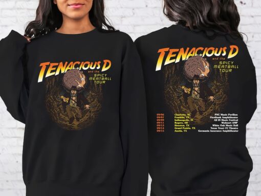 Tenacious D Spicy Meatball Tour 2023 Shirt, Tenacious D Band Fan Shirt, Tenacious D 2023 Concert Shirt, Sweatshirt