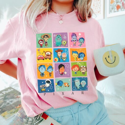 Disney Pixar Movies Frame Sweatshirt, Pixar Characters Shirt, Disney Pixar Shirt, Monster Inc Shirt