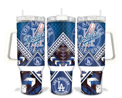 Los Angeles Baseball Team Sublimated 40oz Quencher Tumbler