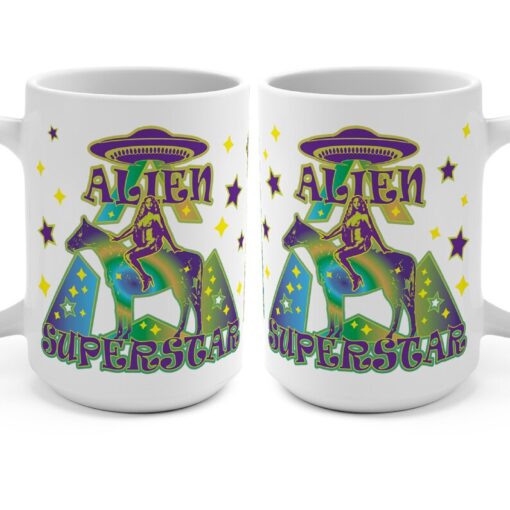 Beyonce Alien Superstar Mug | Unique gift for Bey Fans & the Beyhive | Renaissance Ceramic Mug