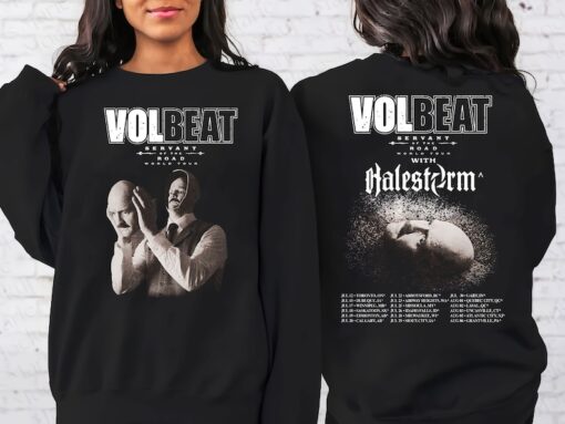 Servant Of The Road World Tour 2023 T-Shirt, Volbeat 2023 Tour T-Shirt, Volbeat Band Fan Shirt, Sweatshirt