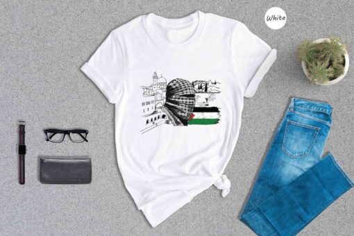 Free Palestine Shirt, Al-Aqsa Shirt, Land Of Resistance, Palestinian Flag Shirt, Palestinian Resilience Shirt