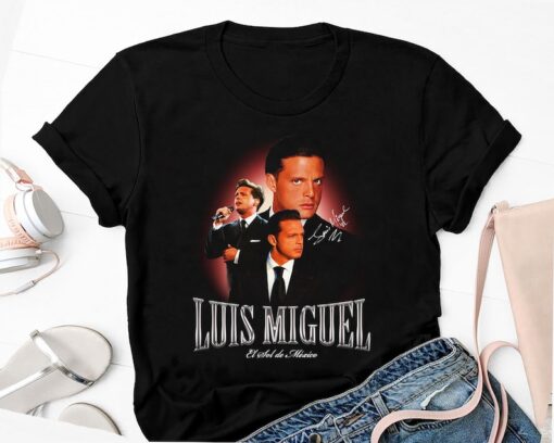 Signature Luis Miguel Shirt, Graphic Luis Miguel Tour 2024 Shirt, Luis Miguel Concert, Luis Miguel Fan Gift Shirt