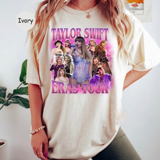 The Eras Tour 2023 T-Shirt, Swift 90s Vintage Bootleg Style Music T-Shirt, TS Swiftie Concert Outfit Ideas