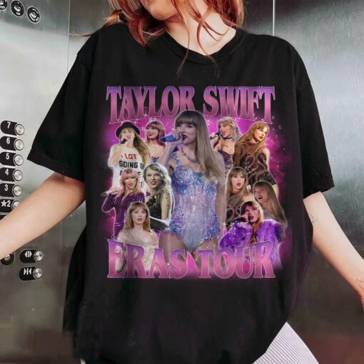 The Eras Tour 2023 T-Shirt, Swift 90s Vintage Bootleg Style Music T-Shirt, TS Swiftie Concert Outfit Ideas