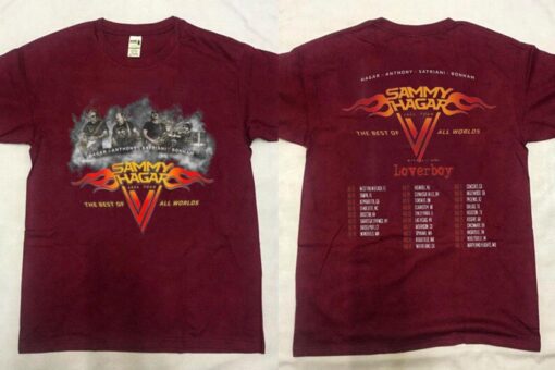 The Best of All Worlds 2024 Tour Shirt, The Red Rocker 2024 Concert Shirt