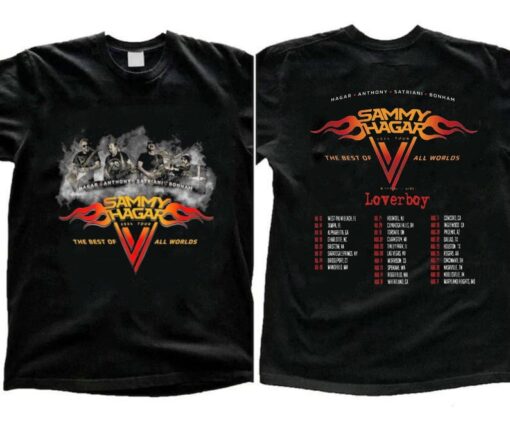 The Best of All Worlds 2024 Tour Shirt, The Red Rocker 2024 Concert Shirt