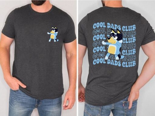 Bluey Cool Dad Club Shirt | Bandit Cool Dad Club Tshirt | Bluey Bandit Shirt | Dad Birthday Gift | Dad Bluey Shirt