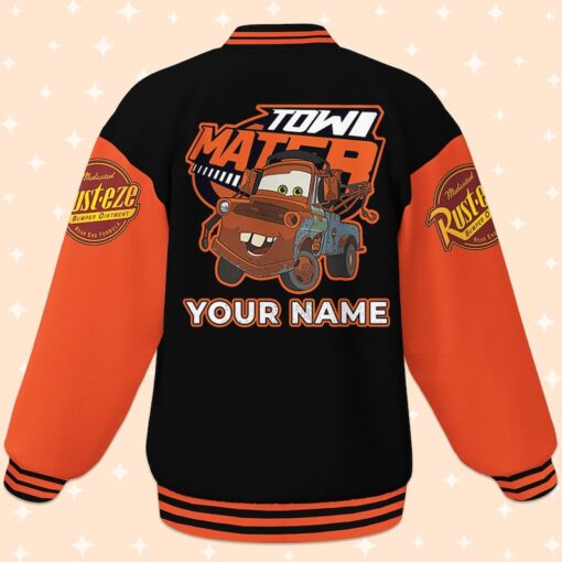 Custom Cars Tow Mater Best Varsity Jacket, Adult Varsity Jacket, Personalized Disney Jacket, Baseball Team Outfit