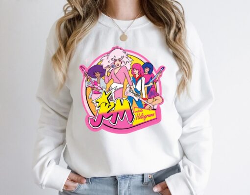 Jem and The Holograms Shirt For Kids, Jem & The Holograms, Summer Girl, 80's Women Cartoon, Summertime T-Shirt