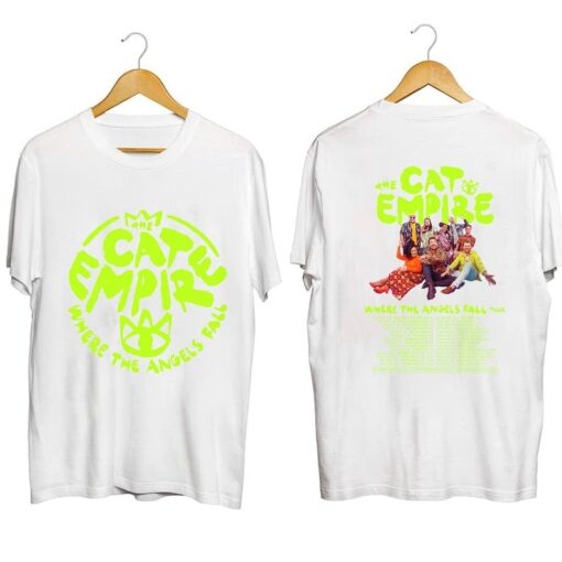 The Cat Empire Where The Angels Fall Tour 2024 Shirt, The Cat Empire Tour Merch T-Shirt