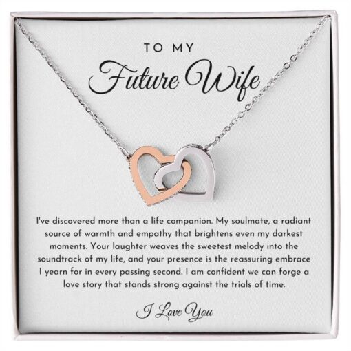 Future Wife Heart Necklace, Engagement Gift For Her, To My Future Wife Gift, Proposal Gift, Future Wife Christmas Gift