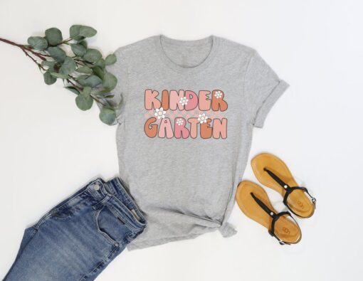 Wildflowers Kindergarten Teacher Shirt, Teacher Shirt, Kindergarten Team Shirt, Back to School Shirt, Kinder Crew Tee