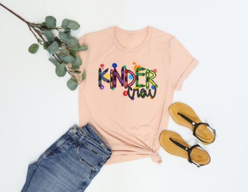 Kinder Crew Shirt, Kindergarten Teacher Group Shirt, Kinder Squad, Kinder Teacher Shirt, Kindergarten Teachers Shirt