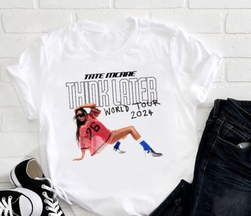 2024 Tate McRae Concert T-Shirt, Tate McRae The Think Later World Tour 2024 Tour Shirt, Tate McRae Fan Gift Shirt