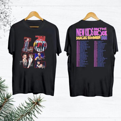 NKOTB 2024 Tour Shirt, New Kids on the Block The Magic Summer Tour Shirt, NKOTB Fan Shirt, New Kids on the Block Shirt