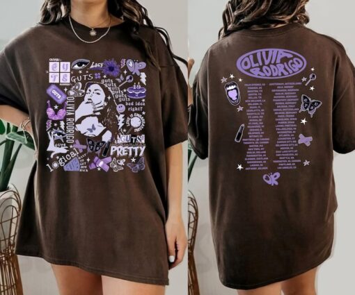 Olivia Rodrigo Guts Tour 2024 Sweatshirt, The Guts World Tour 2024 Shirt, Olivia Rodrigo T-Shirt, Olivia Rodrigo Sweater