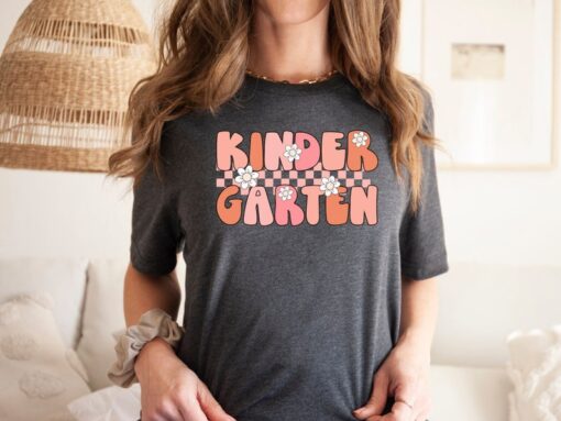 Wildflowers Kindergarten Teacher Shirt, Teacher Shirt, Kindergarten Team Shirt, Back to School Shirt, Kinder Crew Tee