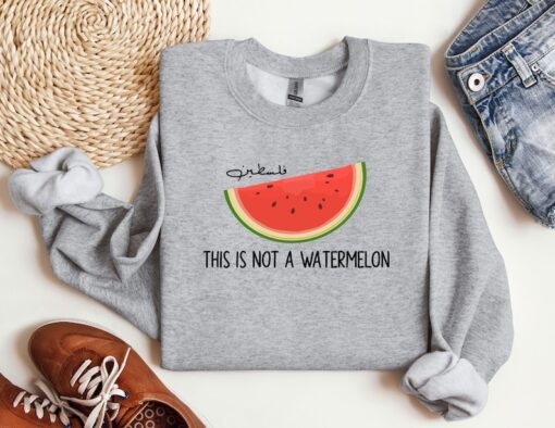 This is Not a Watermelon Sweatshirt, Free Palestine Sweatshirt, Palestine Hoodie, Activist Sweat, Gaza Hoodie