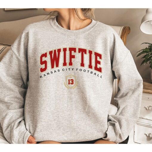 Swiftie Kansas Football Shirt, Swiftie Kelce Sweatshirt, Kelce and Swift The Eras Tour T-Shirt, Taylor Chief Shirt