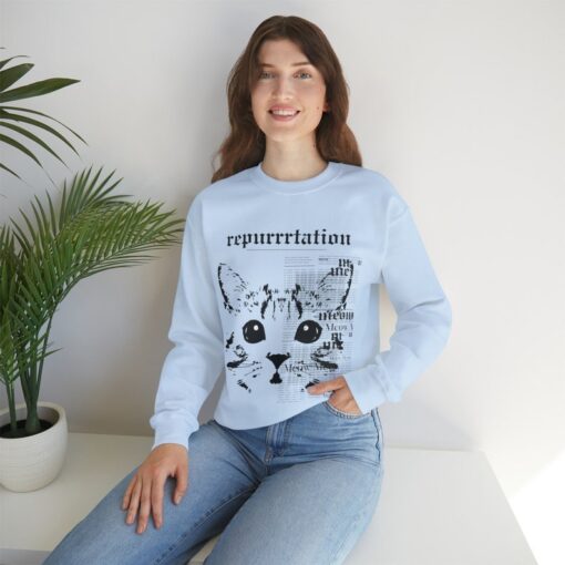 Repurtation Sweatshirt, Karma is a Cat Sweatshirt, Eras Sweatshirt, Taylor Sweatshirt, Swiftie sweater, Cat Sweatshirt